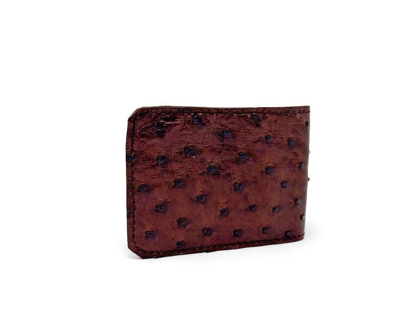 Genuine Ostrich Bi-Fold Wallet #OS-701 - Jack Georges