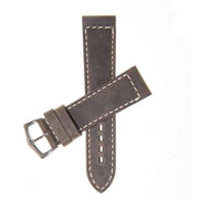 Dark Green Italian Leather Watch Strap