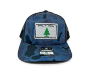 Appeal To Heaven Hat | Textured Velcro Patch | Richardson 112 Navy Camo