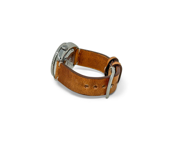 Premium Watch Strap | Horween Natural Dublin