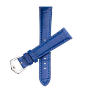 Matt Light Blue Alligator Watch Strap