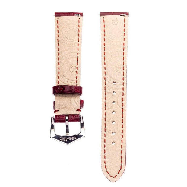 Millenium Burgundy Alligator Watch Strap