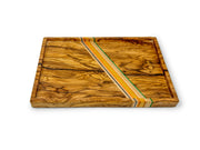 Wood Tray / Bethlehem Olive Wood and Skate Deck / Catchall + Valet Tray