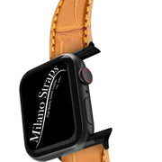 Apple Watch Leather Band ™  Alligator Millennium Cognac  Watch Strap