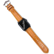 Apple Watch Leather Band ™  Alligator Millennium Cognac  Watch Strap