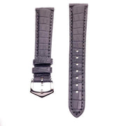 Apple Watch Leather Band ™ Dark Grey Matt Alligator Watch Strap