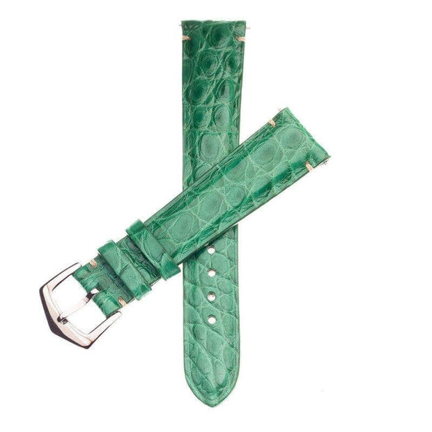 Apple Watch Leather Band ™ Millennium Green Alligator Watch Strap