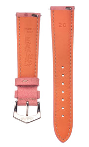 Pink Ostrich Watch Band