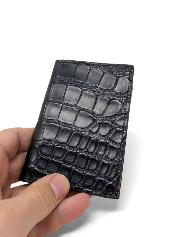 Leather ID Wallet - Black